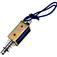 DC 12V marco abierto imán eléctrico empuje tire imán eléctrico actuador solenoide electroimán 0.4N